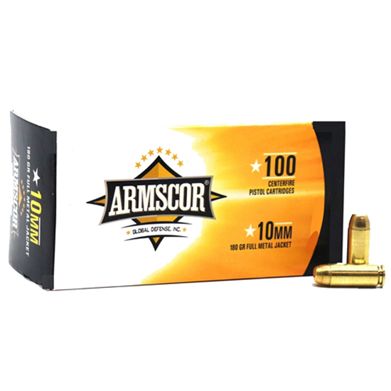 ARMSCOR AMMO 10MM 180GR FMJ 100/12 VALUE PACK - Sale